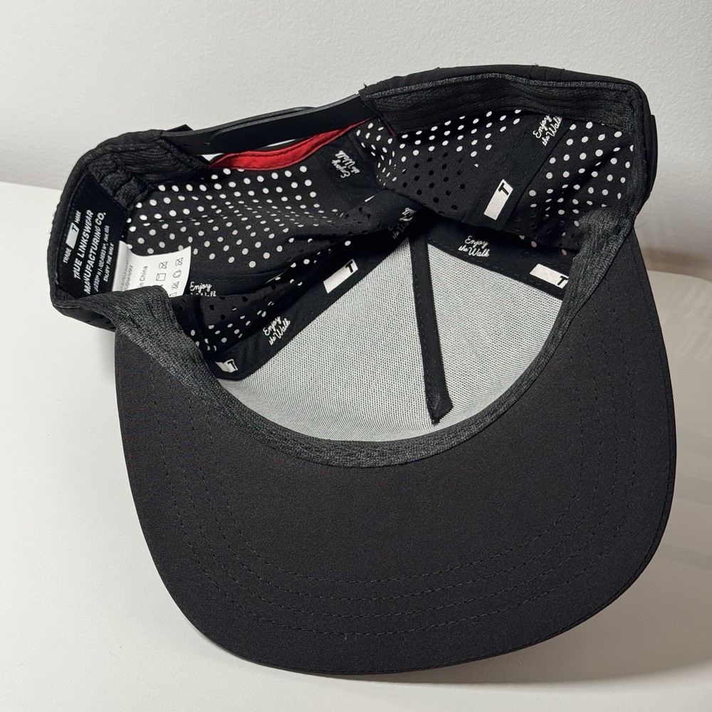 True Linkswear Golf Hat TRUE LUX TECH 5-Panel Snapback Tour Performance Cap