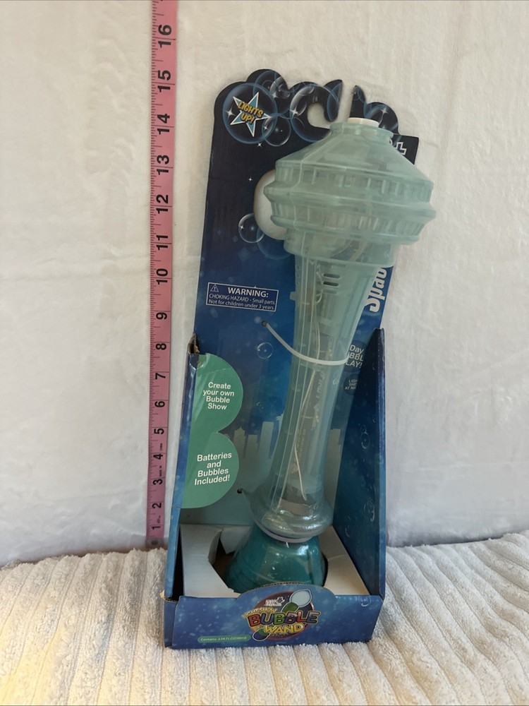 Light Up Seattle Space Needle Bubble Wand