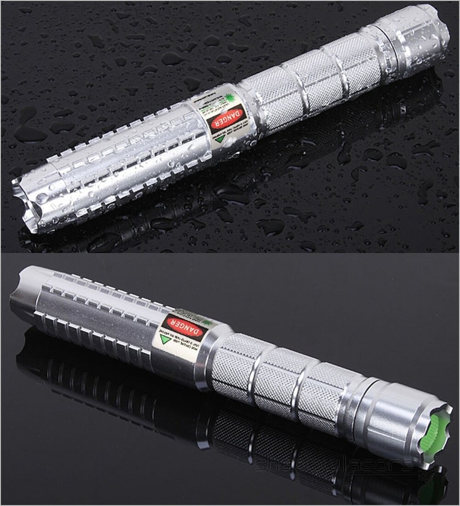 450nm Adjustable FocusBlue Laser Pointer Pen Light Visible Beam +Charger