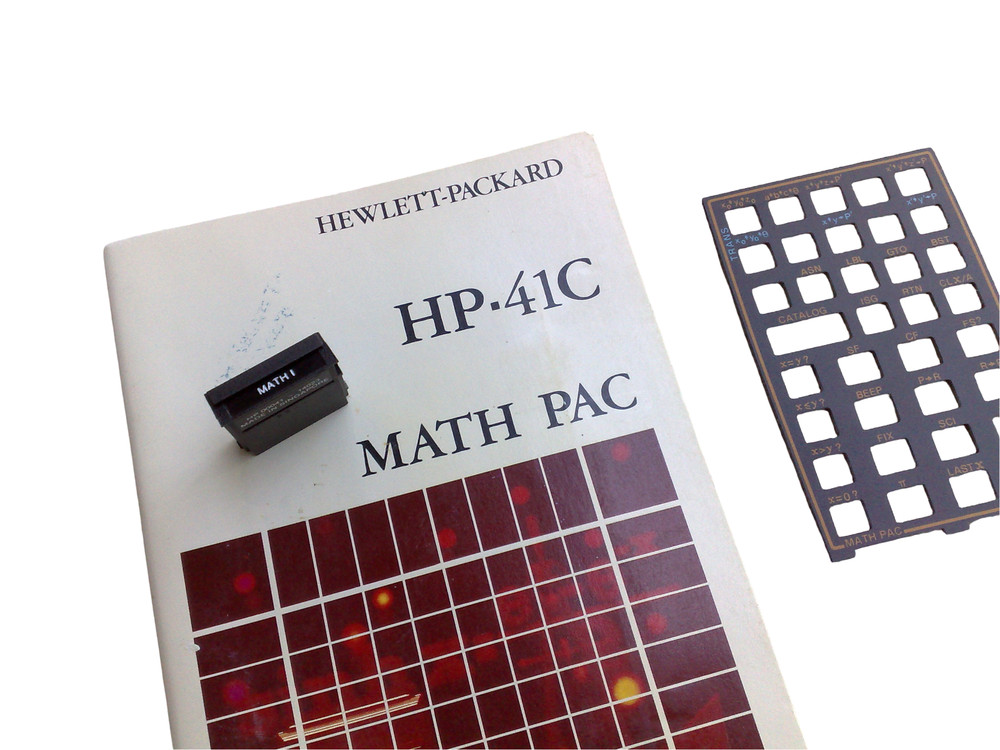 Math Pac for Hewlett Packard HP 41C HP 41CX 41CV Calculator