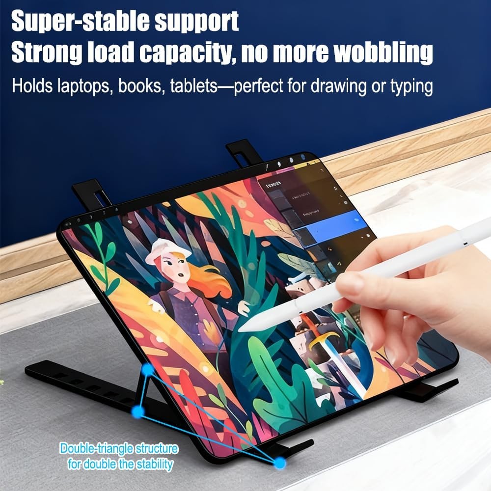 Portable Laptop Stand Adjustable Foldable Notebook Tablet Holder Computer Desk