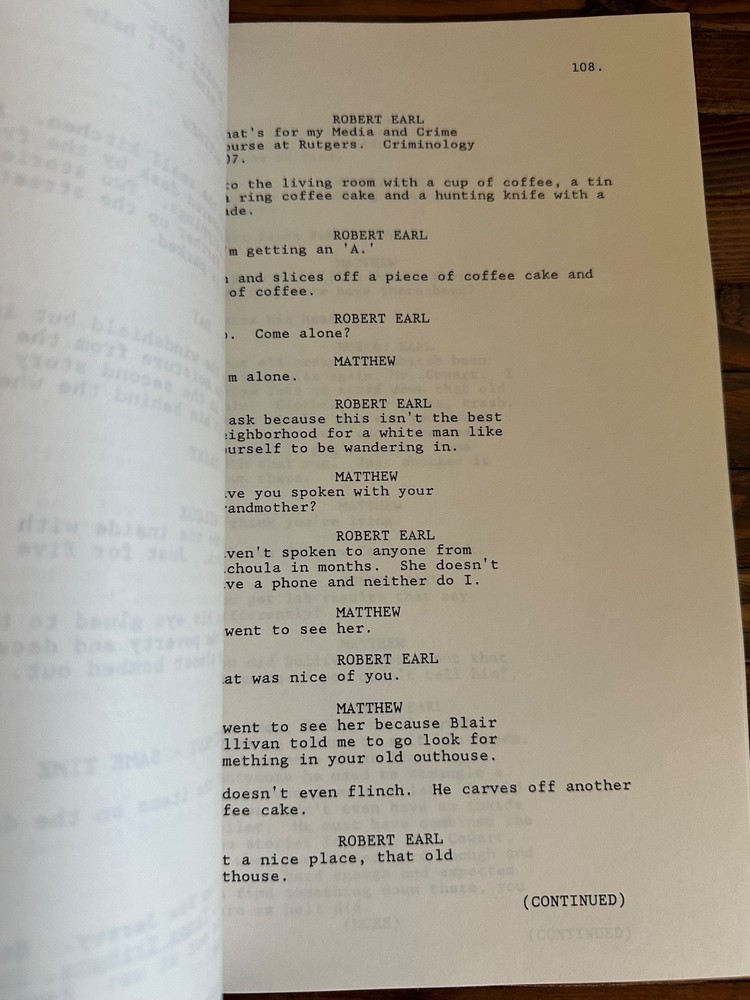 JUST CAUSE SEAN CONNERY KATE CAPSHAW MOVIE ORIGINAL SCREENPLAY SCRIPT