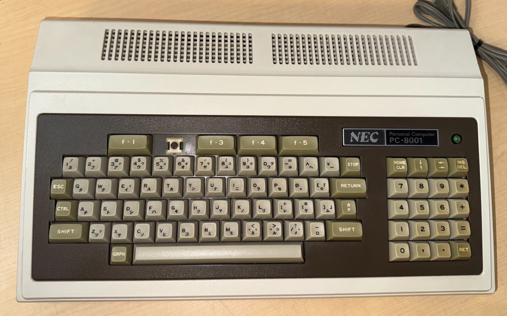 NEC PC-8001 Vintage Japan Japanese Computer