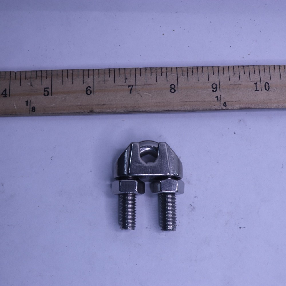 Clamp Cable Stainless Steel 3/8"