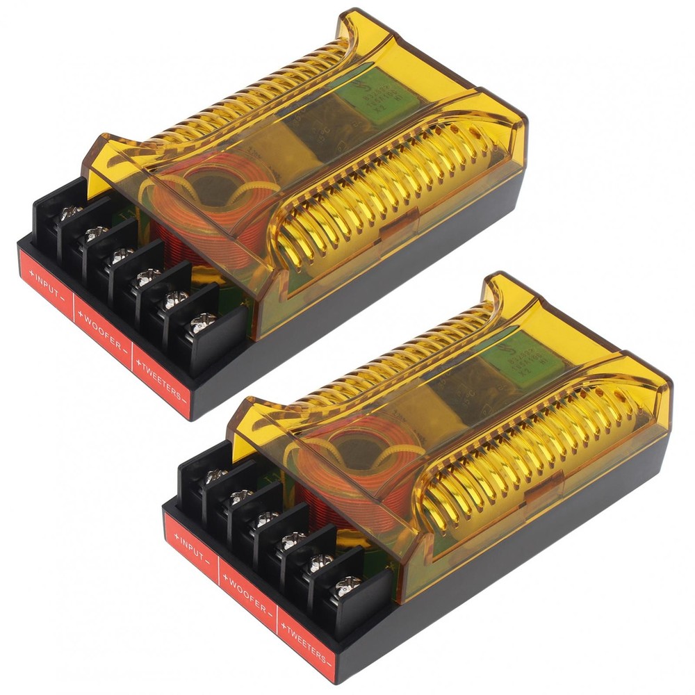 2pcs 2 Way Crossover Filter Universal Audio Speaker Frequency Divider Board 120W