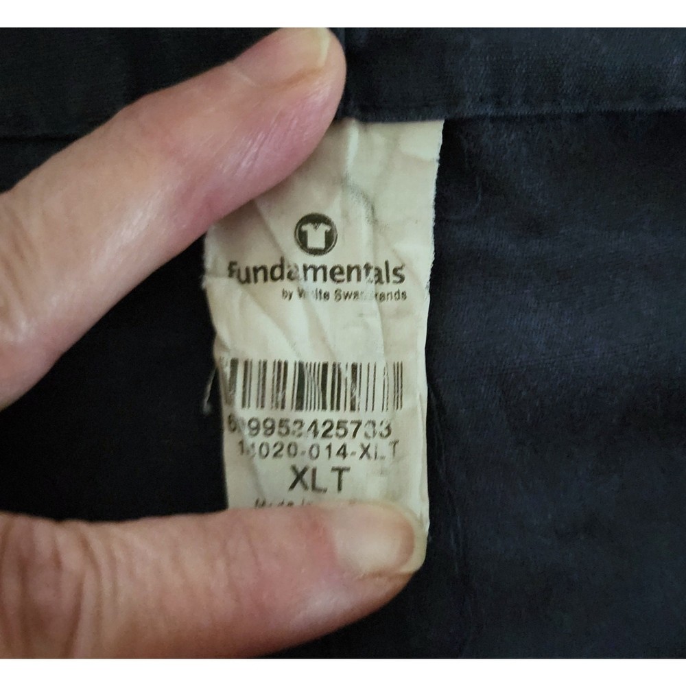 Fundamental Top and Bottom Scrubs navy blue