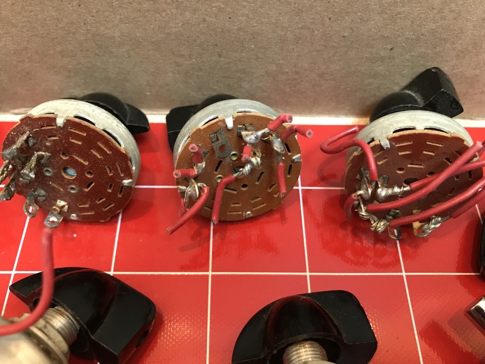 5 Position Rotary Switches Plastic Knobs 250 ohm 5w Pot