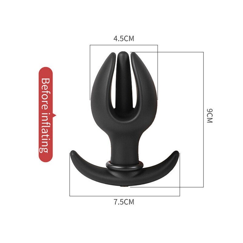 Silicone Spreader Dilator Expander Plug Inflatable Extreme Chastity for Couple