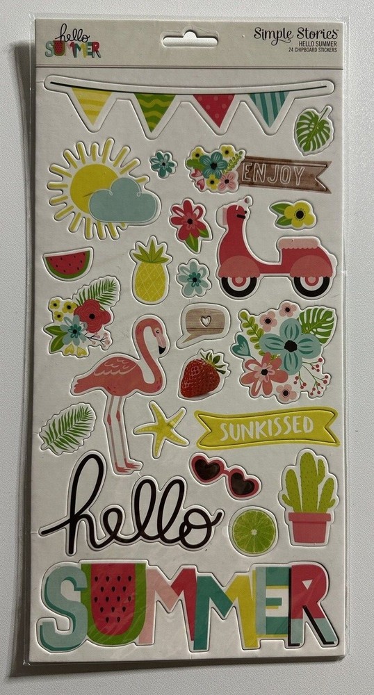 Simple Stories Chipboard Stickers-Multiple Variations-You Choose