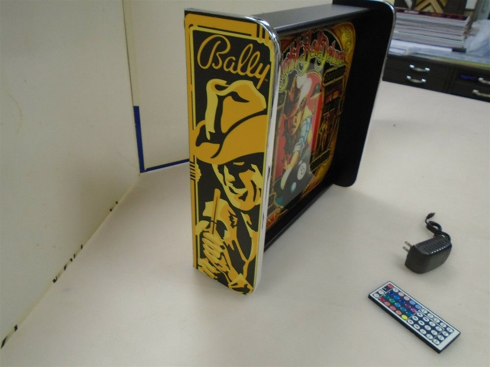 Bally Eight Ball Deluxe Pinball Head LED Display light box