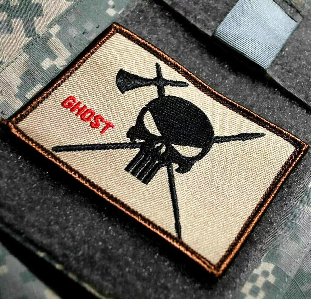 JOINT TASK FORCE JTF SEAL SPECIAL WARFARE DEVGRU vêlkrö PATCH: Red-GHOST SKULL