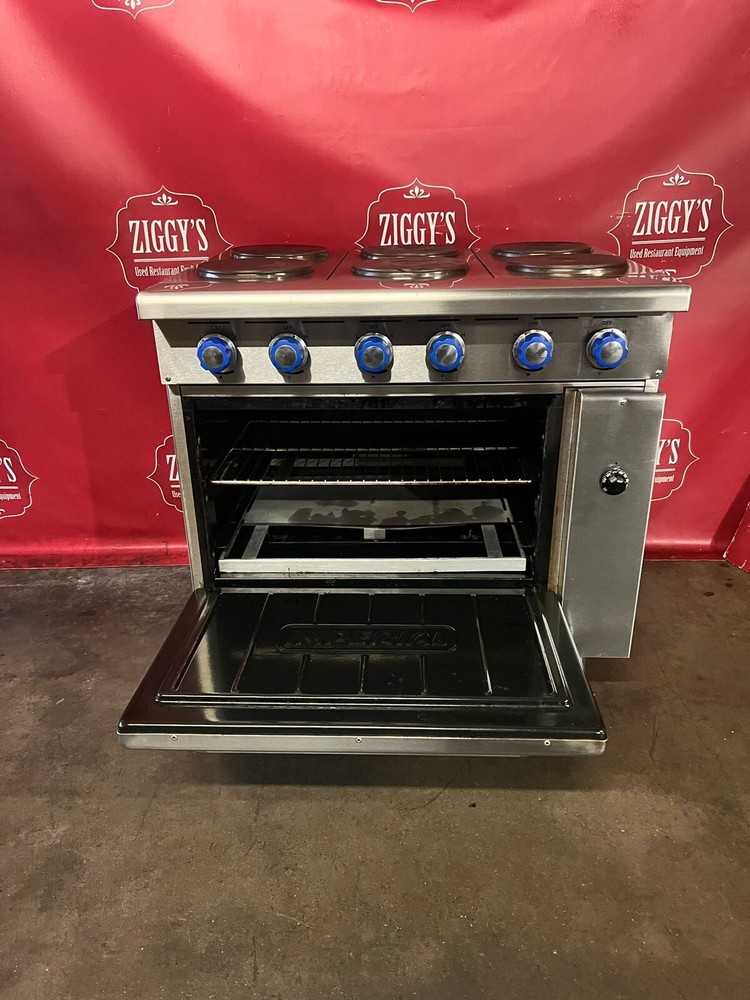 Electric imperial 6 burner stove With Oven