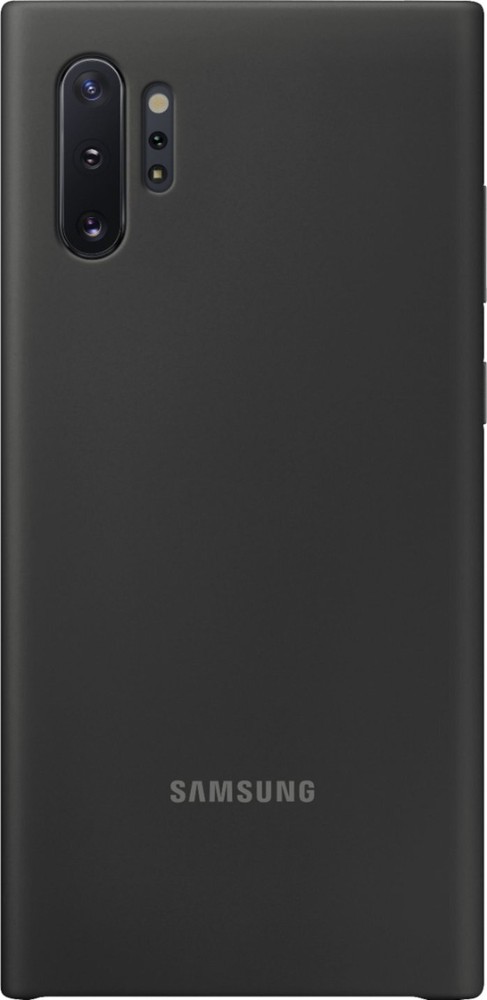 Samsung Galaxy Note10+ and Note 10+ 5G Silicone Case Protective Cover - Black