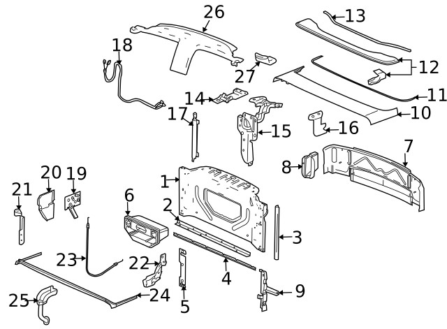 Genuine GM Lid 88980410