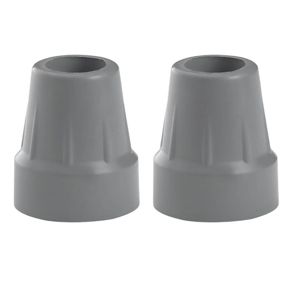 Crutch Tips 7/8 Inch Heavy Duty Rubber Cane Tips Replacement 6PCS Black