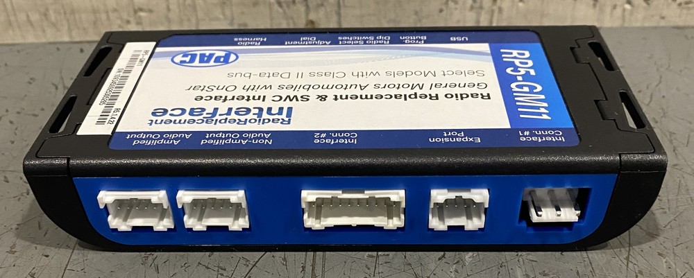 PAC Radio Replacement And Steering Wheel Control Interface RP5-GM11