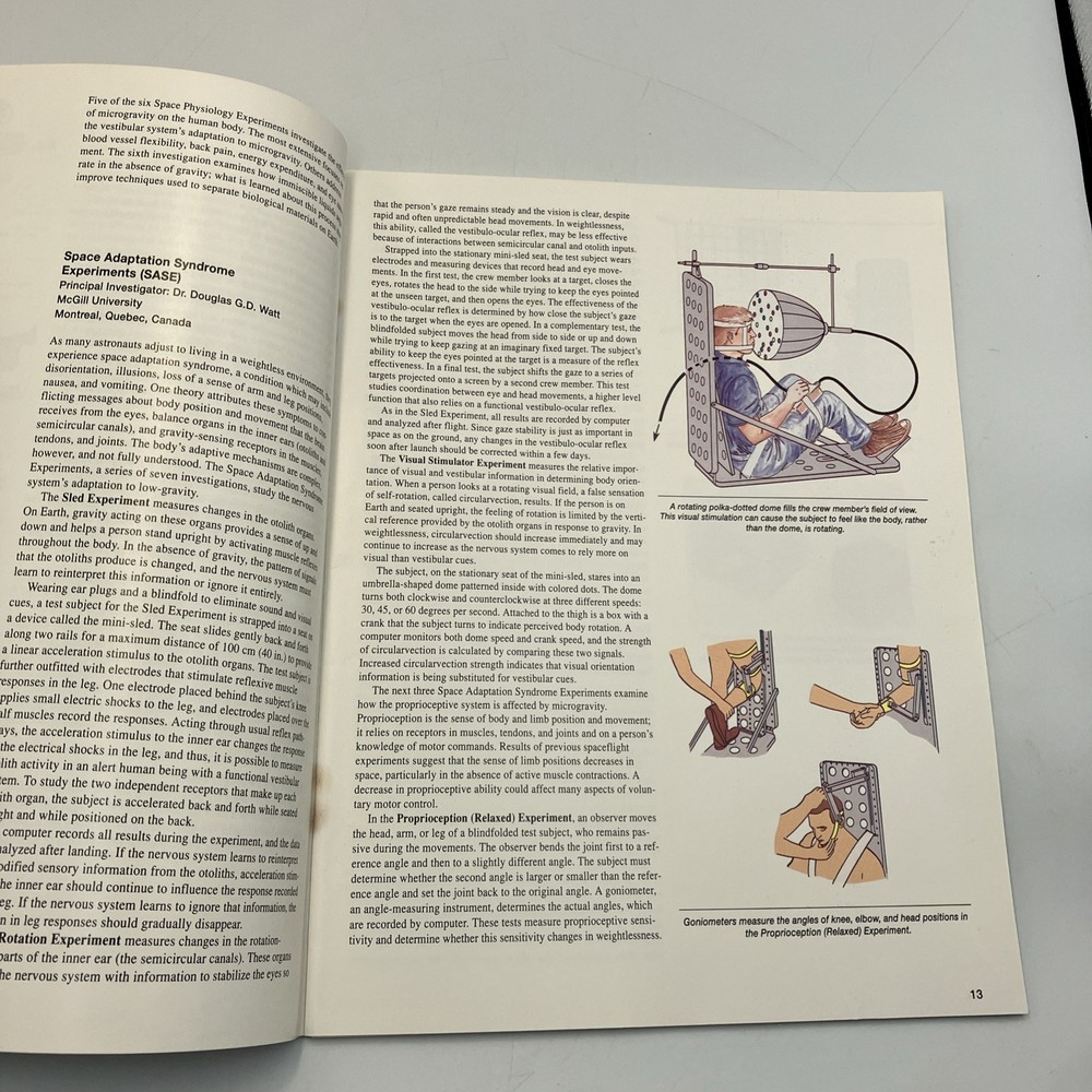 First International Microgravity Laboratory NASA Booklet Space Aeronautics