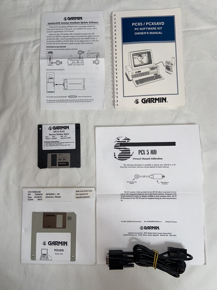 GPS 90 Manual, Case, Mount, And Software Kit Bundle