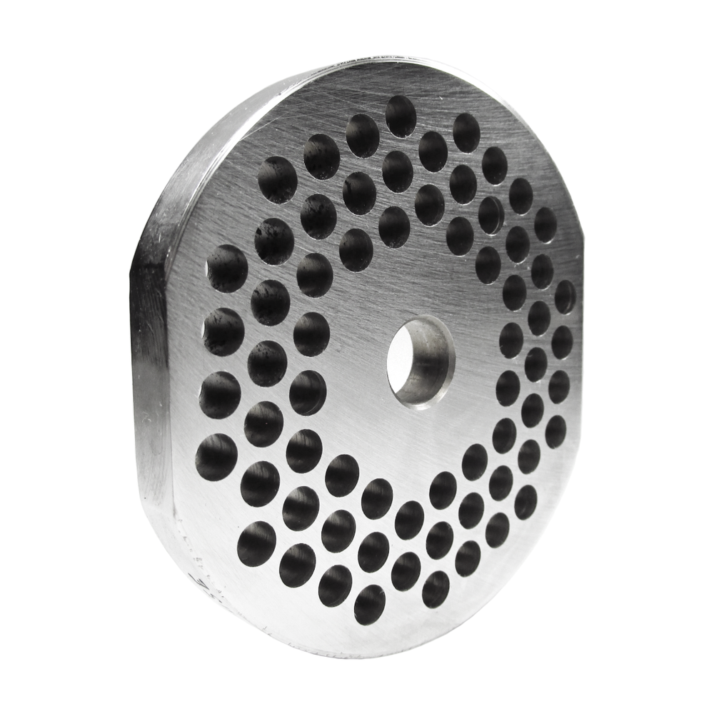 GRINDER PLATE #12 - 3/16 HOLE W/ 2 FLAT EDGES