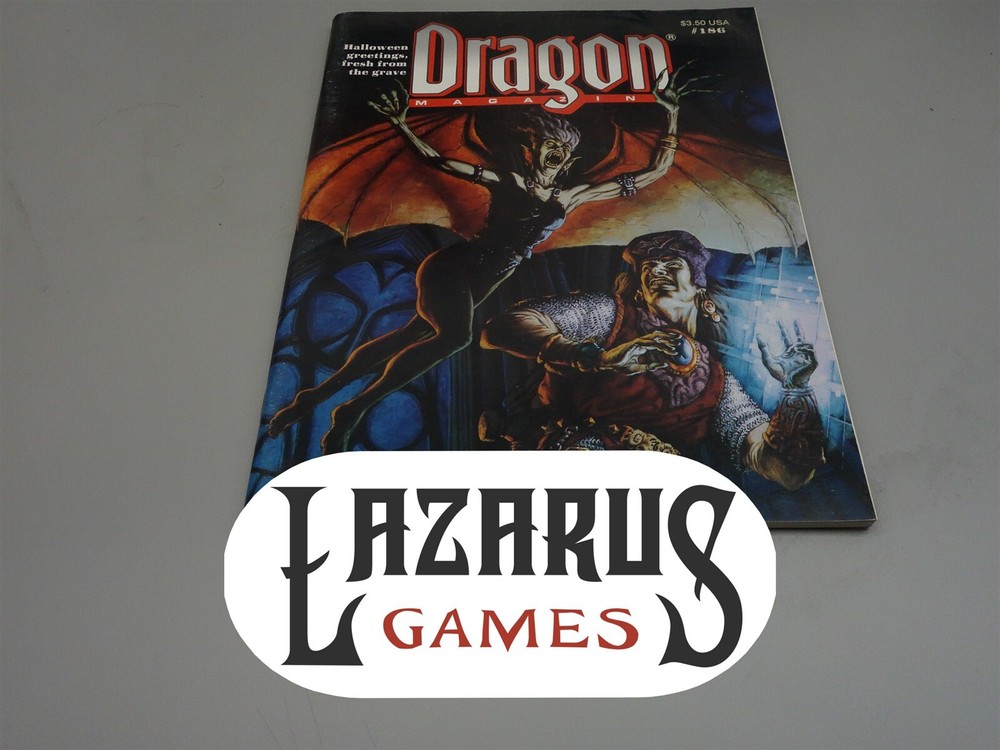 Dragon Magazine: Issue #186 - October 1992 (TSR)
