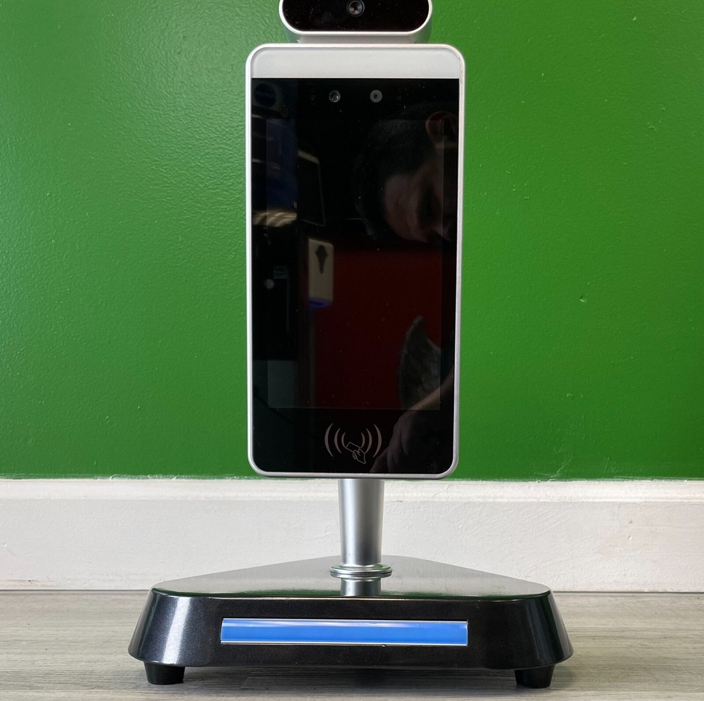 Table Top Facial Access Control, Time Clock & Temperature Sensing Kiosk