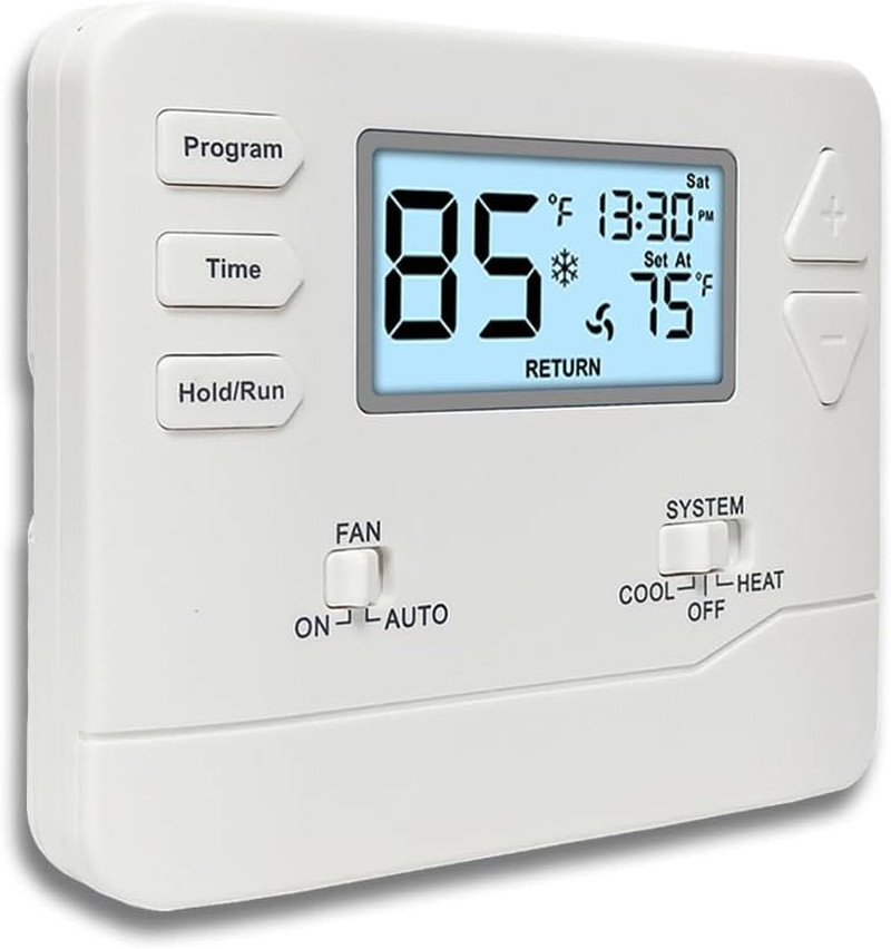 Programmable Thermostat for Home,Conventional Single-Stage Systems,5-1-1 Day Pro