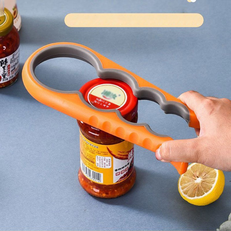 Universal Hand Bottle Opener Lid Cap Can Jar Manual Remover For Kitchen Tool US
