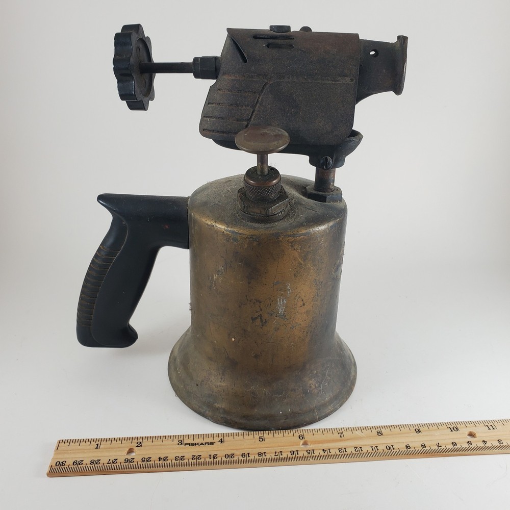 Vintage Craftsman Blowtorch Brass Black Handle