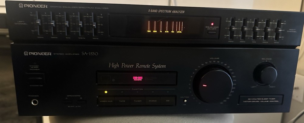 PIONEER SA-1530 STEREO AMPLIFIER - TESTED!