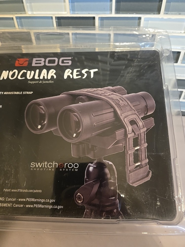 BOG BBR Binocular Rest with Lightweight Design and Adjustable Strap for Securing