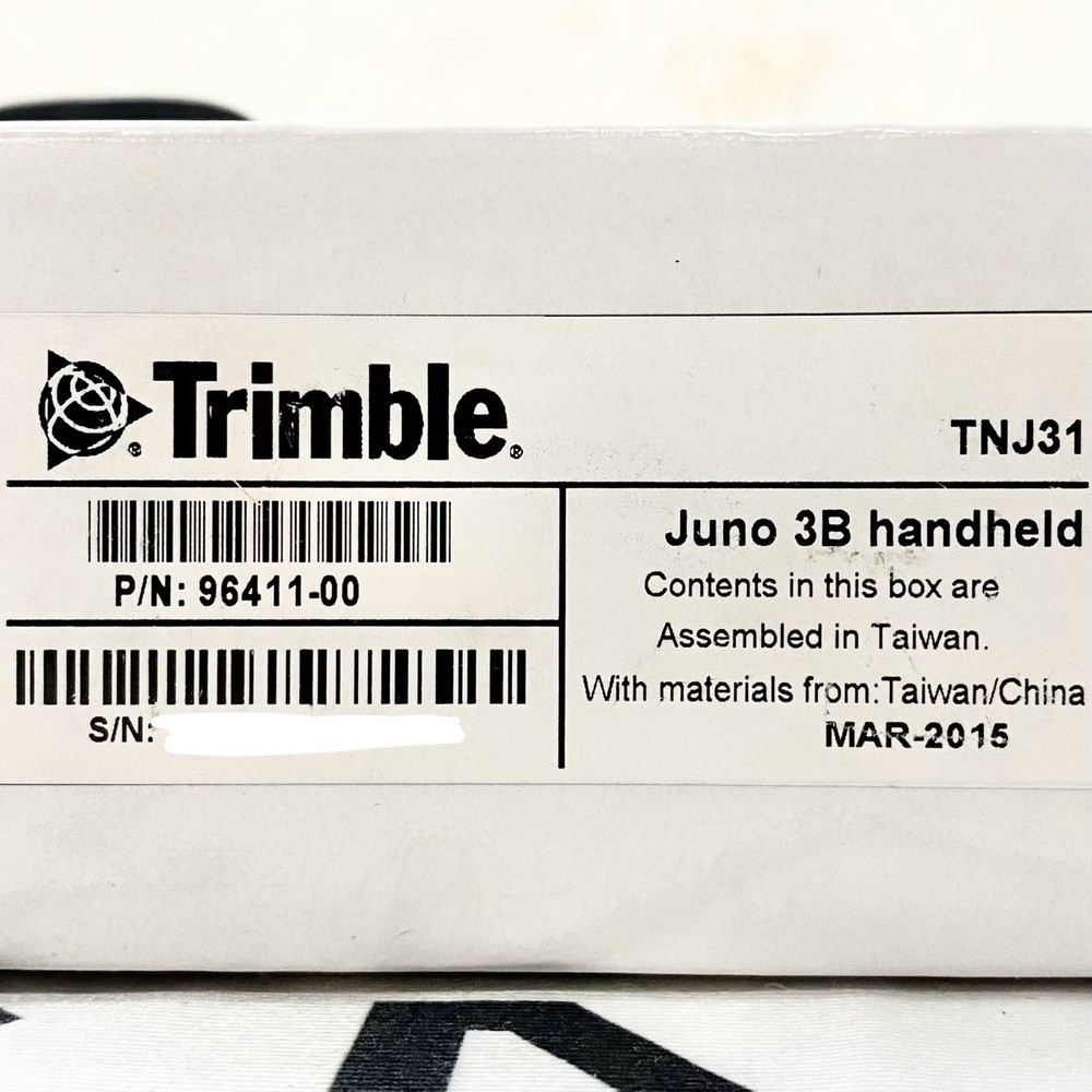 Trimble Juno 3B TNJ31 Handheld GPS Data Collector Rugged Field Mapping Device