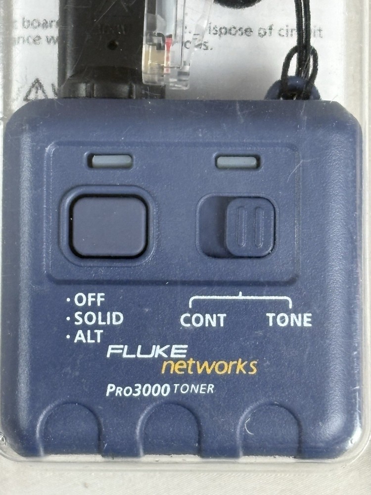 Fluke Networks Pro3000 Toner Tone Generator Open Box