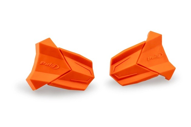 Puig Replacement Rubber Inserts for Puig R19 Frame Sliders Orange