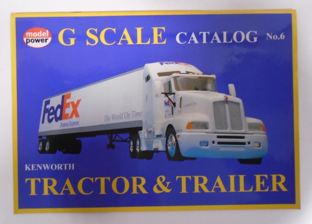 RARE MODEL POWER G SCALE 1990's CATALOG NO. 6