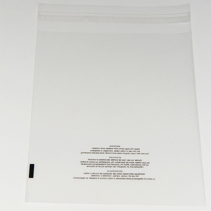 2000 10x13 Poly Bags Resealable Suffocation Warning Clear Merchandise 1.5 mil