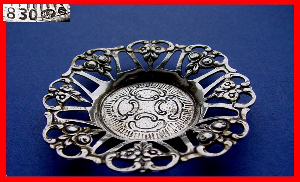 Candy Bowl/ Confectionery Nut Bowl, 830 Silver, 1950s E246