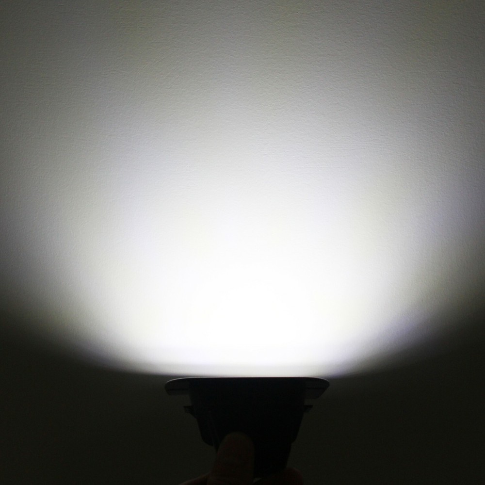 Alla Lighting Super Bright White License Lamp Lens Assembly Tag Bulb Replacement