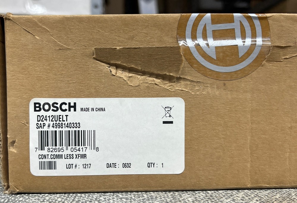 bosch d2412uelt Alarm Panel Box, New ￼