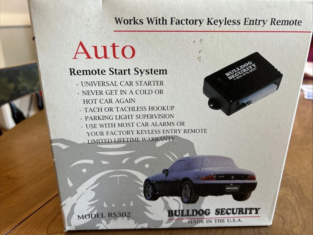 Bulldog Security Auto Remote Start System Model RS302