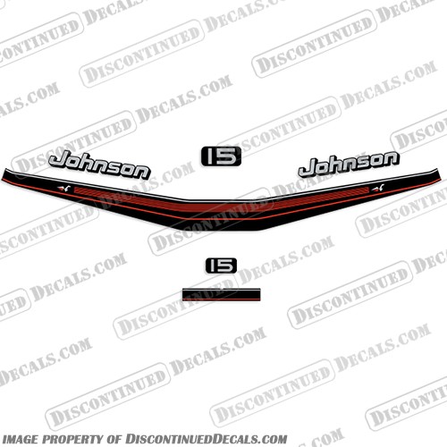 Fits Johnson 15hp Decal Kit 1995 - 1996