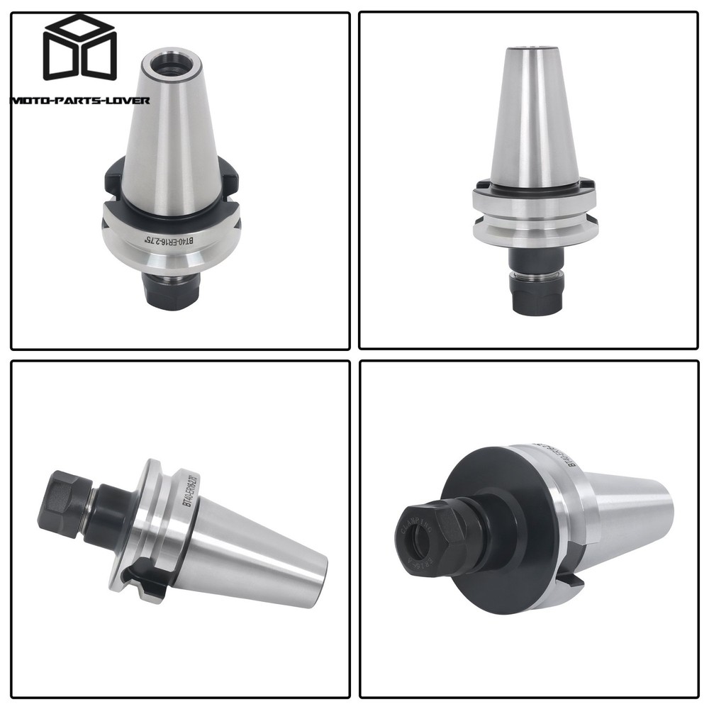 BT40 ER16 70L Collet Chuck Set M16 Thread 4 Pack Toolholders CNC