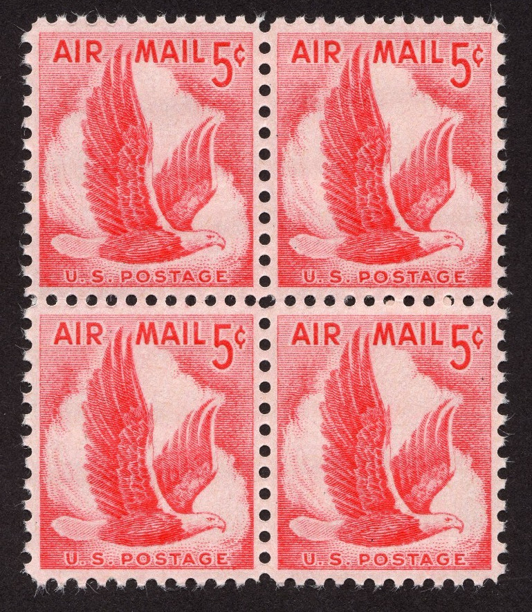 Scott #c50 Eagle in Flight Block of 4 Stamps - MNH