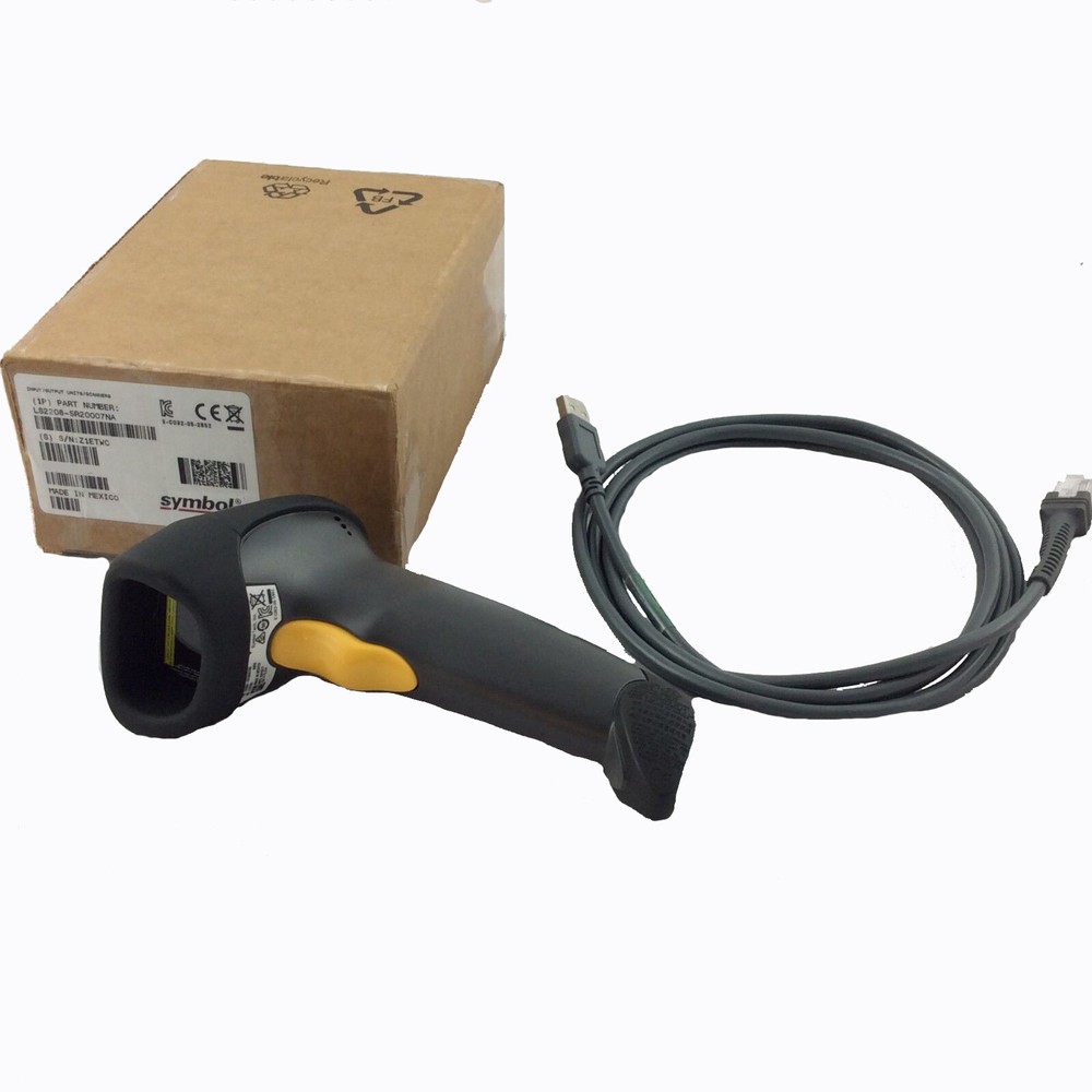 Symbol Motorola LS2208-SR20007 1D Laser Barcode POS Scanner +NEW USB