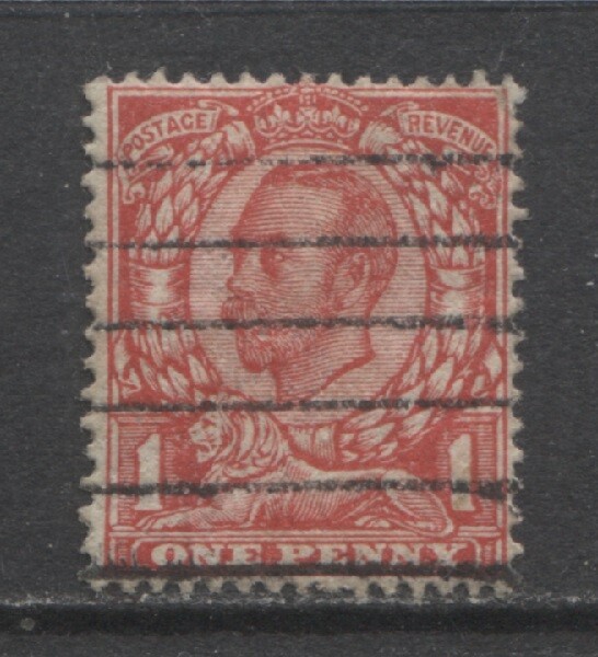 GREAT BRITAIN 1911  1 penny King George V issue # 9 used