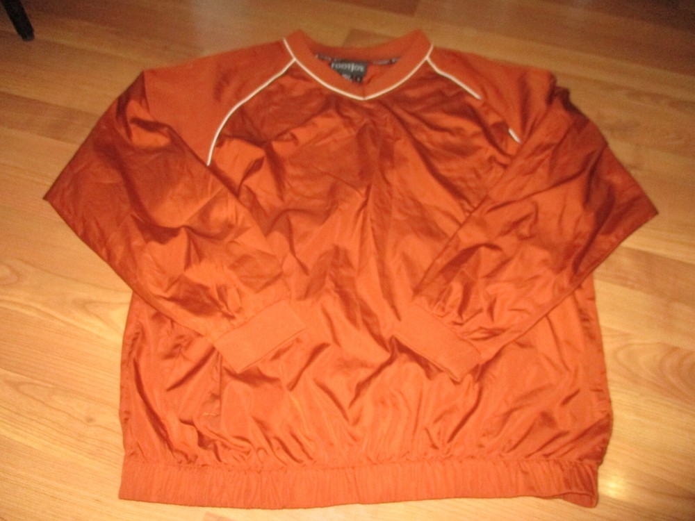VERY NICE MENS FOOTJOY LONG SLEEVE V-NECK PULLOVER WIND JACKET SIZE L LARGE