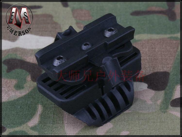 Tactical Helmet Rail Mount Based Bracket for HL1 Helmet Light Lamp