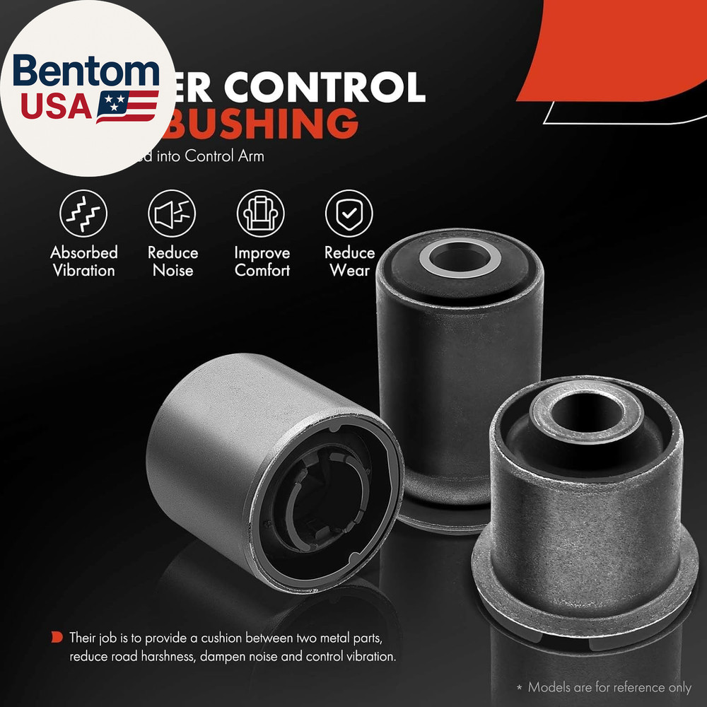 2 X Front Upper Control Arm, with Ball Joint & Bushing, Compatible with Ram 1500