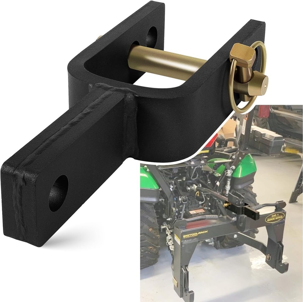 Adjustable Quick Hitch Adapter for Enhanced Tractor Compatibility – Alloy Steel