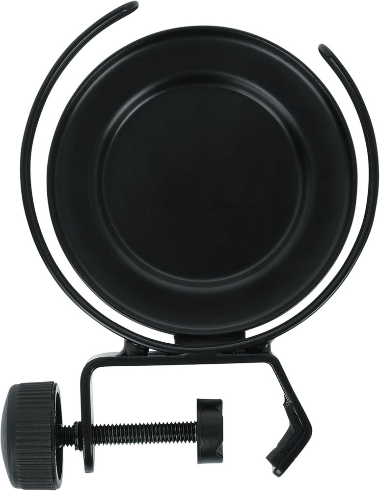 Microphone Stand Clamp on Drink Holder Holds Single Beverage, Cup (GFW-SINGLECUP