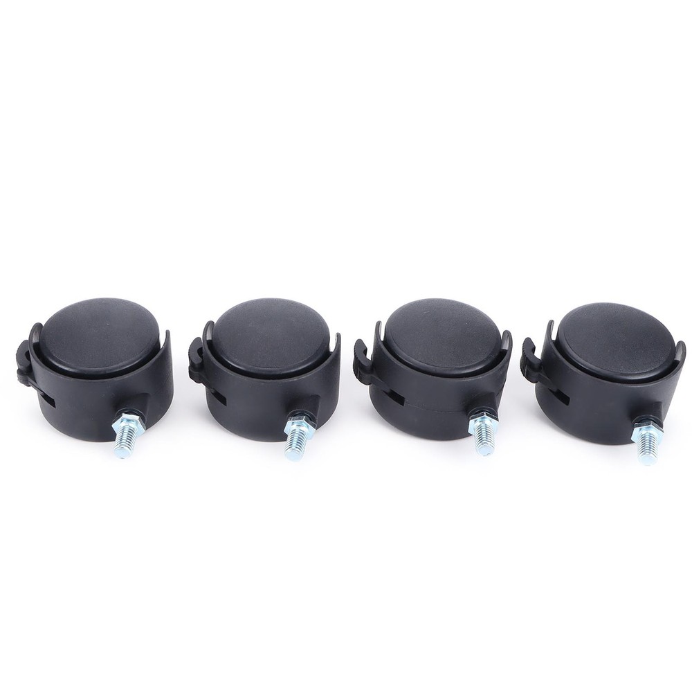 4Pcs 2in Universal Casters With Brake 360 Degree Rotating Wheels
